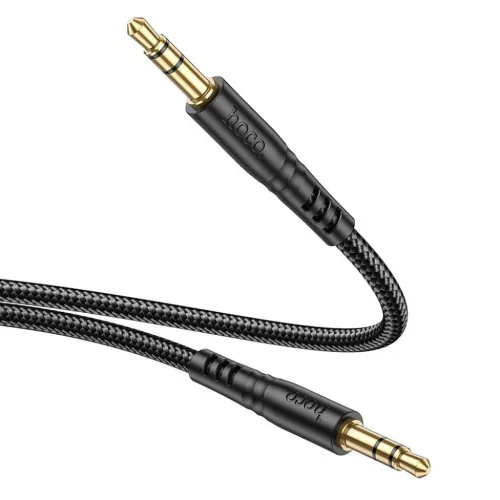 Hoco 1 m UPA24 fekete 3,5 mm-es Jack Jack kábel