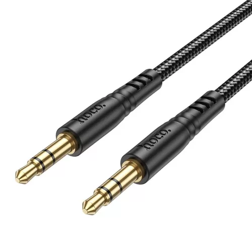 Hoco 1 m UPA24 fekete 3,5 mm-es Jack Jack kábel