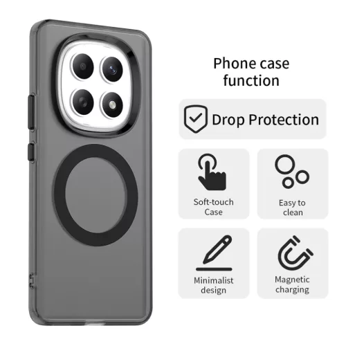Xiaomi Redmi Note 15 5G Black Techsuit - CandyCase MagSafe tok