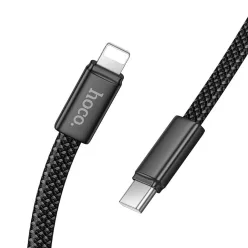 USB C - Lightning 1 m Hoco PD 30W X125 fekete kábel