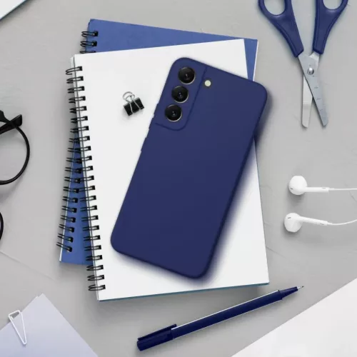 Samsung Galaxy A57 tok sötétkék tok