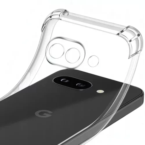 Google Pixel 10a Techsuit - Shockproof Átlátszó Szilikon - Átlátszó tok