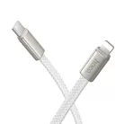 Villámgyors USB C - Lightning Hoco PD 30W 1 m X125 fehér