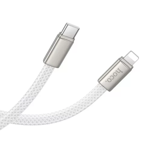 Villámgyors USB C - Lightning Hoco PD 30W 1 m X125 fehér
