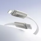 Villámgyors USB C - Lightning Hoco PD 30W 1 m X125 fehér
