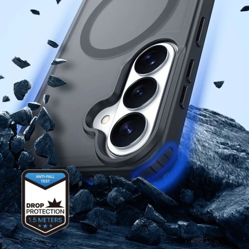 Samsung Galaxy S26 DUX DUCIS YIND MagSafe kompatibilis fekete tok