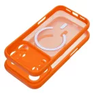 iPhone 11 teljesen matt mágneses tok narancssárga,