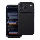 iPhone 15 Pro Max fekete Forcell F-Protect Premium gumis tok kompatibilis MagSafe-vel