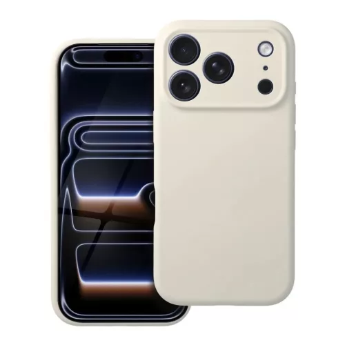 iPhone 16 Pro Forcell F-Protect Gumi Prémium tok antik fehér