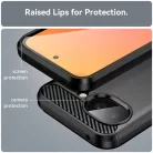 Google Pixel 10a Fekete Techsuit Carbon Silicone tok