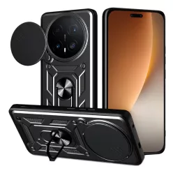 Honor Magic8 Pro Techsuit - CamShield Series - Fekete tok