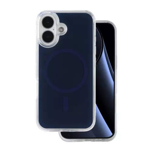 iPhone 16 tok Lowkey Mag 6,1" sötétkék tok