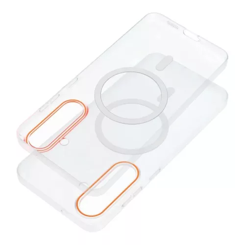 Samsung Galaxy A17 GO ORANGE MagSafe kompatibilis tok átlátszó