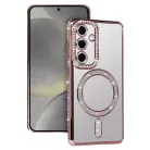 Bling MagSafe tok Samsung Galaxy S26 Ultra pink tok