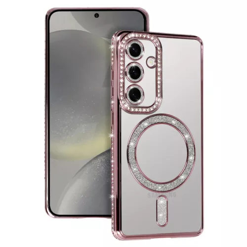 Bling MagSafe tok Samsung Galaxy S26 Ultra pink tok