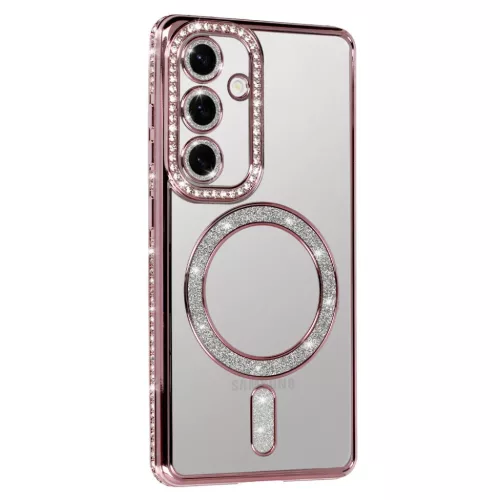 Bling MagSafe tok Samsung Galaxy S26 Ultra pink tok