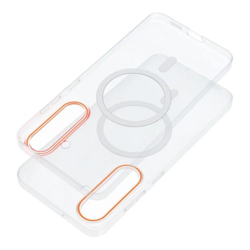 Samsung Galaxy S26 GO ORANGE MagSafe kompatibilis tok átlátszó