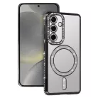 Bling Magsafe tok Samsung Galaxy S26 Ultra fekete