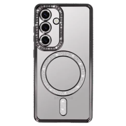 Bling Magsafe tok Samsung Galaxy S26 Ultra fekete