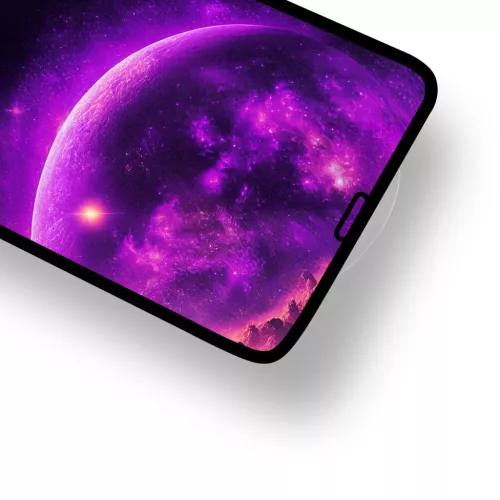 iPhone 15 Pro 9D edzett üvegfólia fekete kerettel 10 az 1-ben