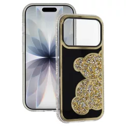 iPhone 16 Pro arany Teddy Bear tok