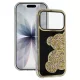 iPhone 16 Pro arany Teddy Bear tok