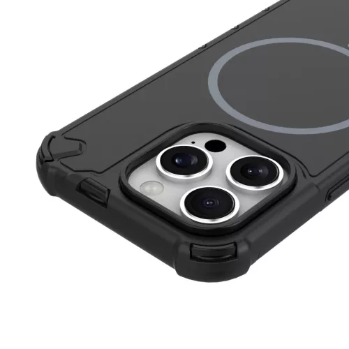 iPhone 16 Pro Defender 2in1 Mag tok fekete
