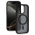 Iphone 16 Fekete Tel Protect Aura Matte Magsafe tok