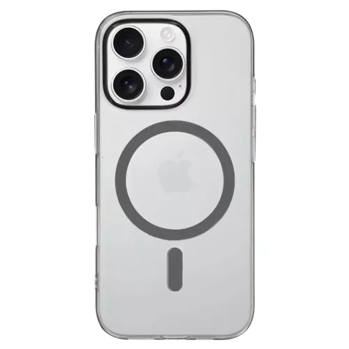 iPhone 16 Pro Átlátszó Slim Magsafe tok grafit