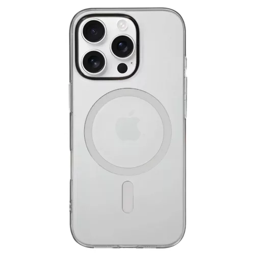 iPhone 16 Szürke Átlátszó Slim Magsafe tok