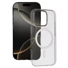 iPhone 16 Pro Szürke Transparent Slim Magsafe tok