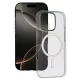 iPhone 16 Pro Szürke Transparent Slim Magsafe tok