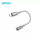 BWOO Adapter Type C 3,5MM Jack BZ65, szürke