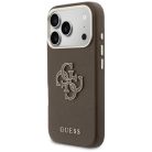 iPhone 17 Pro Max Guess FW Resin Logo barna tok