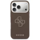 iPhone 17 Pro Max Guess FW Resin Logo barna tok