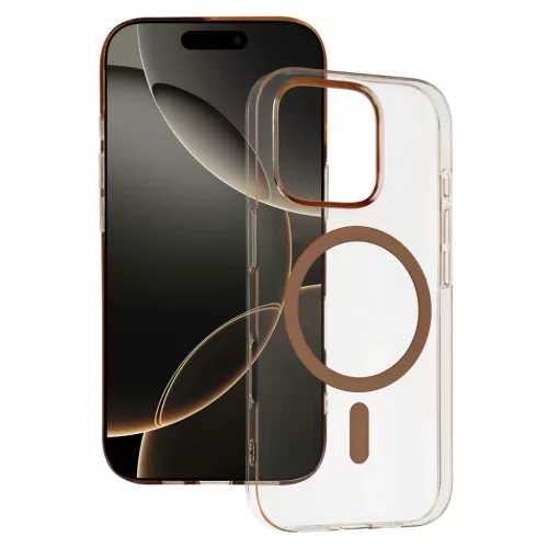 iPhone 16 Pro sivatag Átlátszó Vékony Magsafe Tok