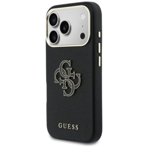 iPhone 17 Pro Max Guess FW Resin Logo tok fekete