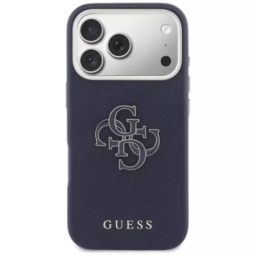 iPhone 17 Pro - Guess FW Resin Logo tok, kék