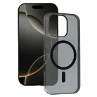 iPhone 16 Pro fekete Átlátszó Vékony Magsafe Tok