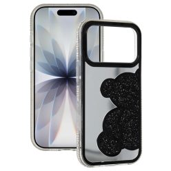 iPhone 17 Pro Max fekete Teddy Bear tok