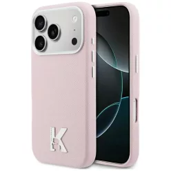   iPhone 17 Pro Max Karl Lagerfeld Karl Head Logo MagSafe tok rózsaszín