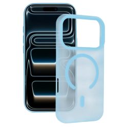   Tel Protect Mist Matte Magsafe tok Samsung Galaxy S23 Ultra-hoz világoskék