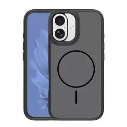 iPhone 16 tok Thin Mag Frame 6,1" fekete tok
