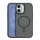 iPhone 16 tok Thin Mag Frame 6,1" fekete tok