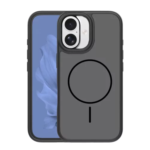 iPhone 16 tok Thin Mag Frame 6,1" fekete tok