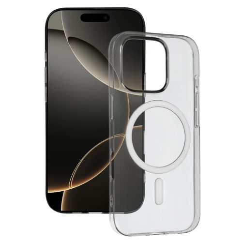 Átlátszó Slim Magsafe tok iPhone 14 Pro szürke tok