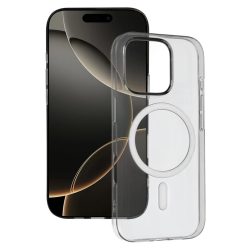 Átlátszó Slim MagSafe tok iPhone 14 szürke tok