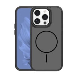 iPhone 14 Pro 6,1" vékony keretes mágneses fekete tok