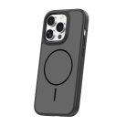 iPhone 14 Pro 6,1" vékony keretes mágneses fekete tok