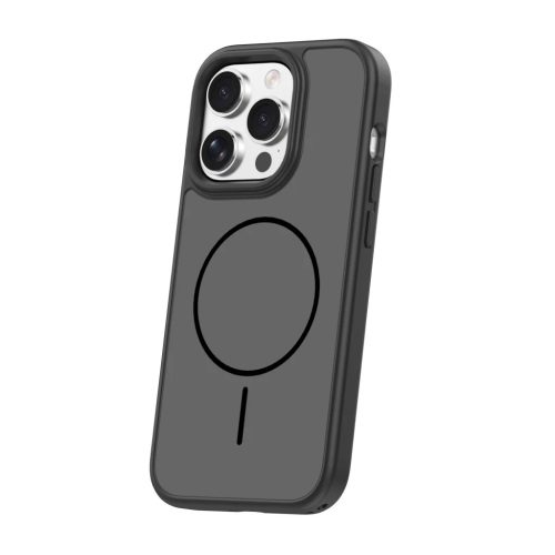iPhone 14 Pro 6,1" vékony keretes mágneses fekete tok